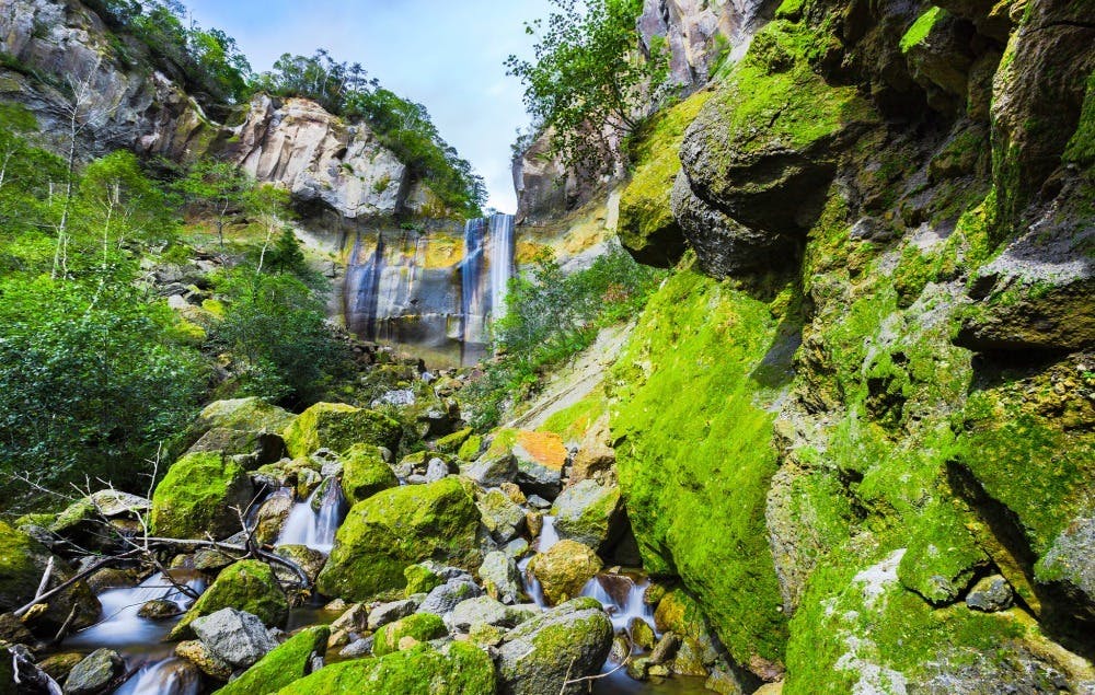 インクラの滝⾵景林