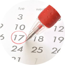 開催日程を確認して予約！