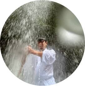 滝行体験開始！！